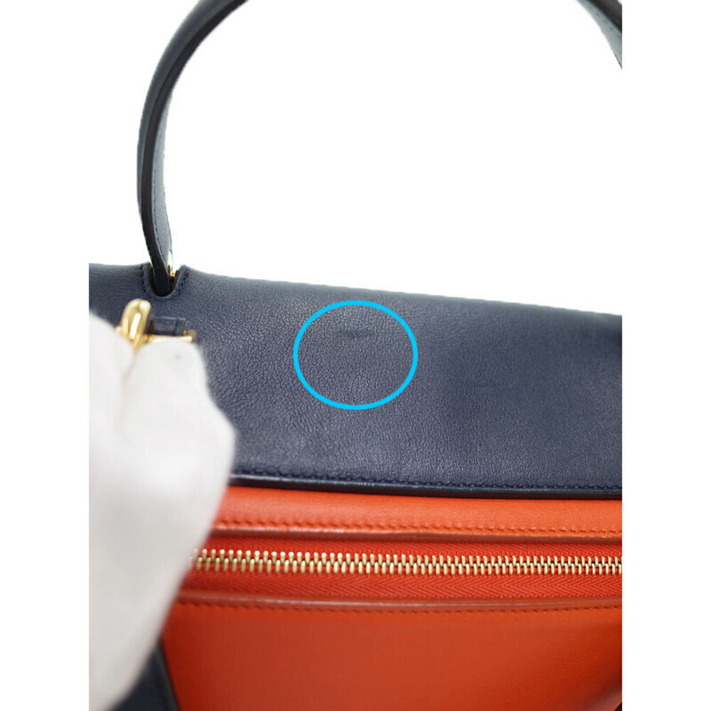 Celine Belt Crossbody Red calfskin Tricolor leather Bag - Picture 7 of 9